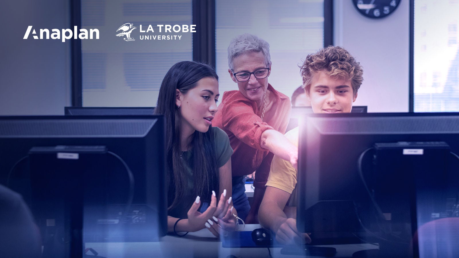 Anaplan LaTrobe University Logos