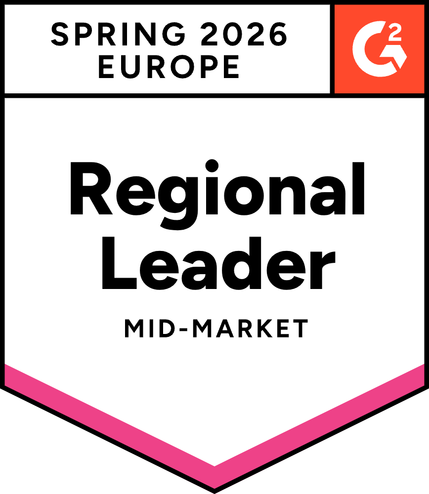 G2 Spring 2026 Europe Regional Leader Mid Market