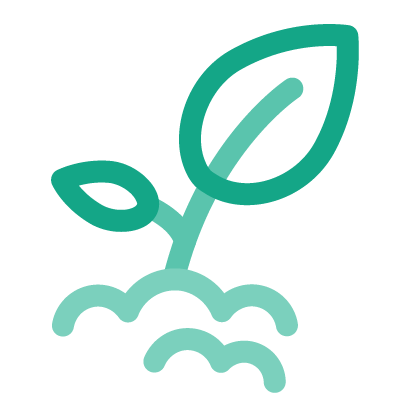 Green plant icon