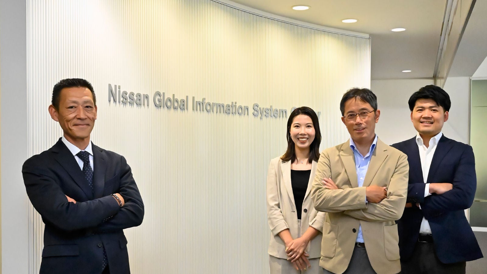 Nissan employees in the office