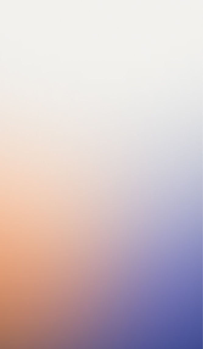 Warm Orange To Cool Blue Gradient Background Mobile
