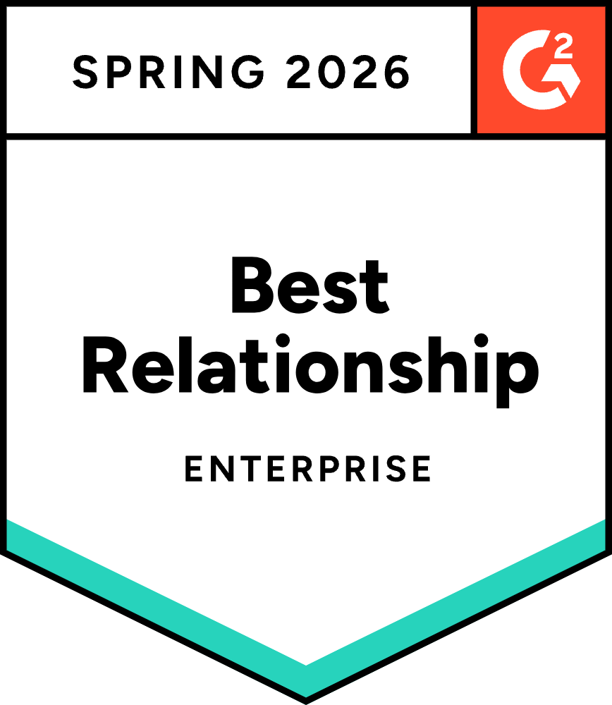 G2 Spring 2026 Best Relationship Enterprise