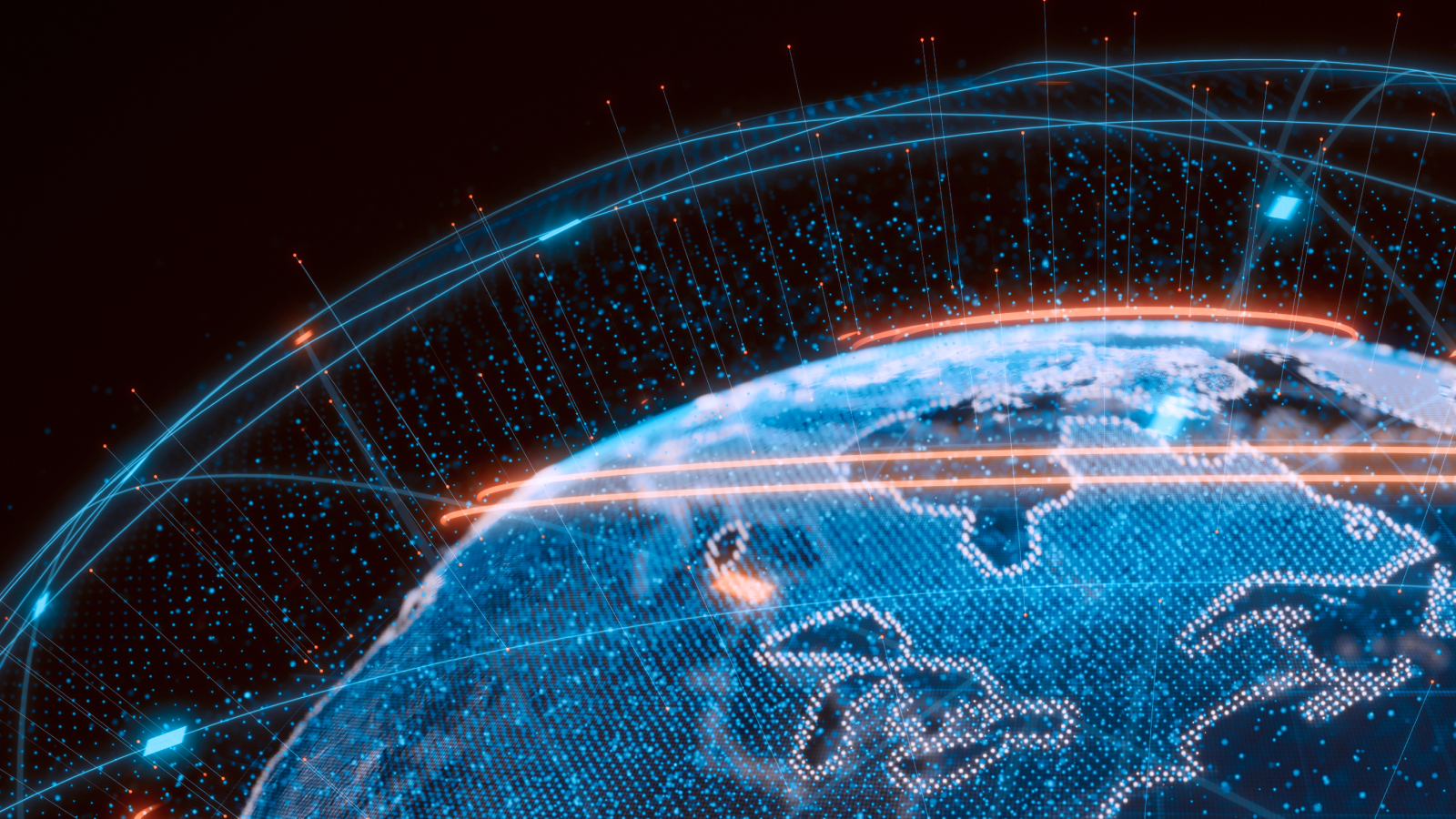 Infinera Customer Story Lifestyle Image Image of the planet earth from space