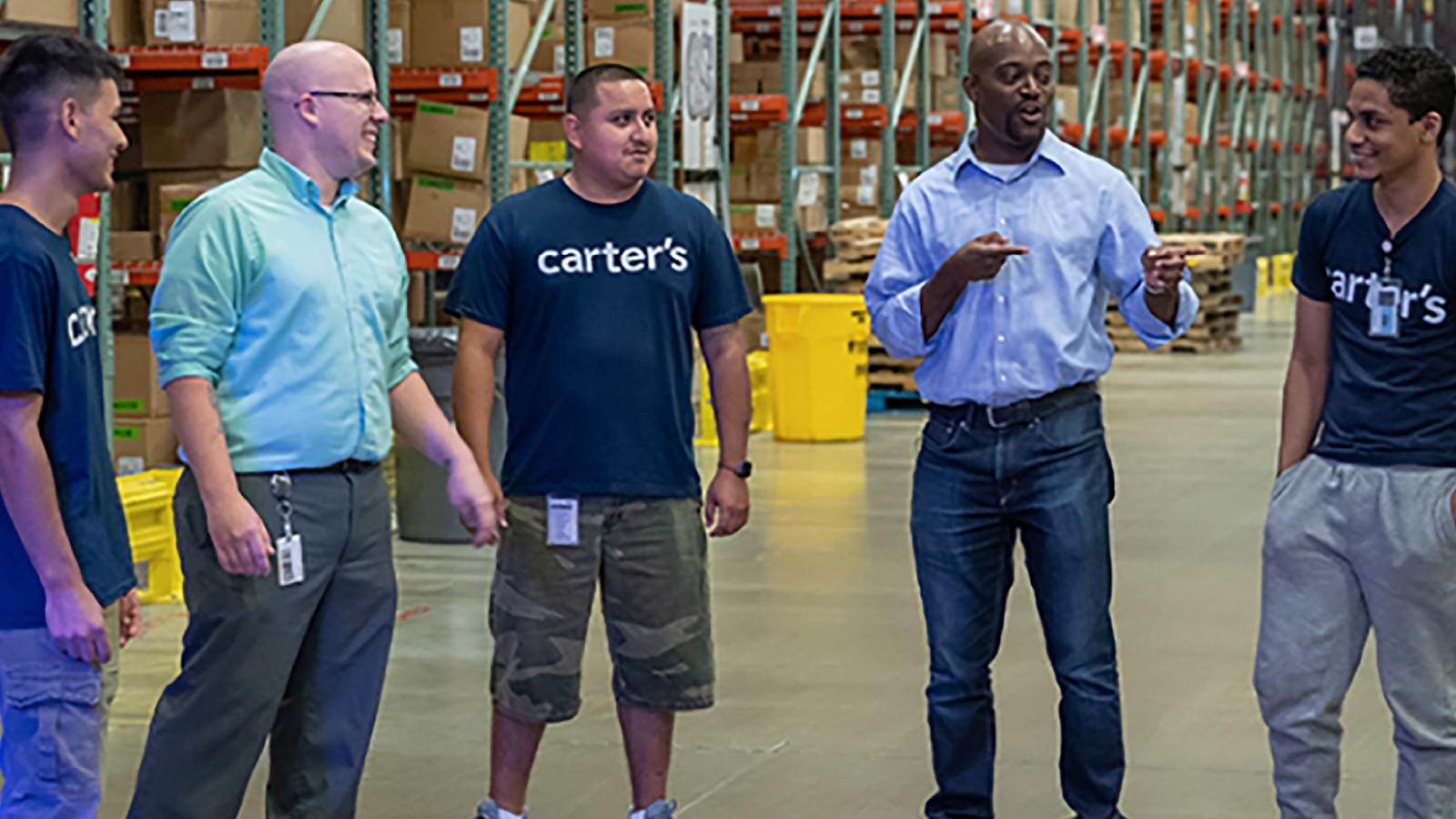 Carter's Office Image Carter's Employees in a warehouse