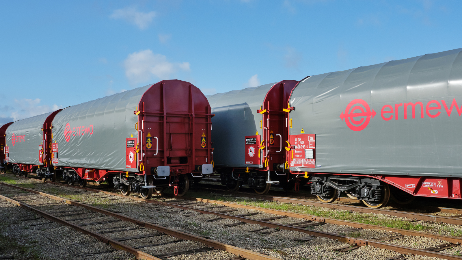 Trains on tracks